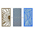 Architectural exterior decorative perforated panel for room divider